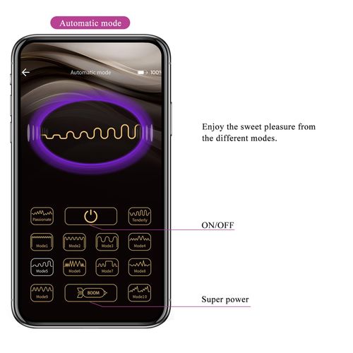 Pretty Love - Casper Purple 12 Vibration Functions Mobile App Remote Cont na Arena.pl