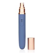 travel vibrator with lube compartment and pump