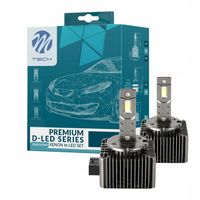 Żarówki LED D1S Canbus KRYSTALICZNA BIEL MOCNY Ksenon 8400lm - 2szt.