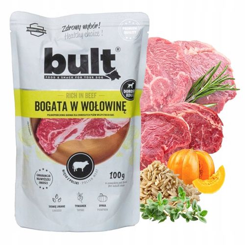 MOKRA KARMA DLA PSA BULT SASZETKI 30x 100g. MIĘSO ZESTAW MIX 6-SMAKÓW na Arena.pl