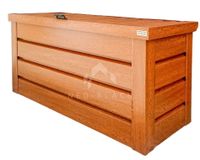 Skrzynia ogrodowa metalowa kufer 120x50x70cm złoty dąb NB419