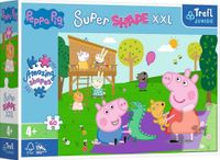 TREFL 50011 Puzzle 60 XXL Zabawy z braciszkiem / Peppa Pig