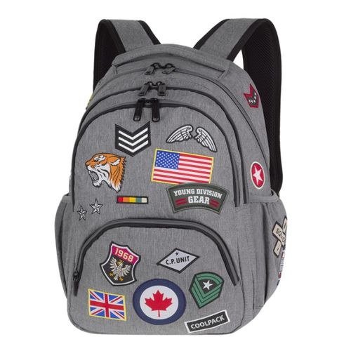COOLPACK 2018 PLECAK BENTLEY 30L BADGES GREY CP na Arena.pl