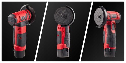 Szlifierka Kątowa Akumulatorowa MINI 2x 2,0Ah Zestaw Gumówka Kątówka na Arena.pl