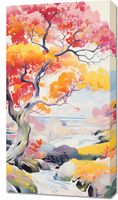 Obraz 50x90cm Roztańczony Krajobraz