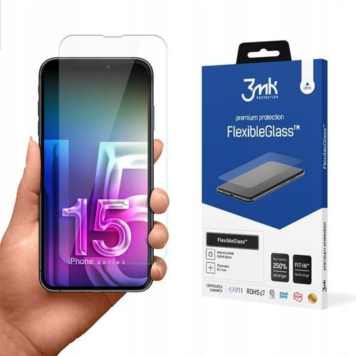 szkło hybrydowe 3mk flexibleglass apple iphone 15 na Arena.pl