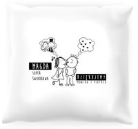 Poduszka personalizowana -  Podziękowania dla świadkowej #04