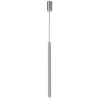 LAMPA wisząca SOPEL 33148 Sigma metalowa OPRAWA zwis tuba srebrna