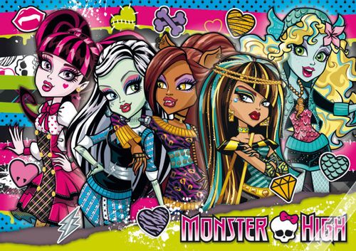 CLEMENTONI 27817 Puzzle 104el. MONSTER HIGH na Arena.pl