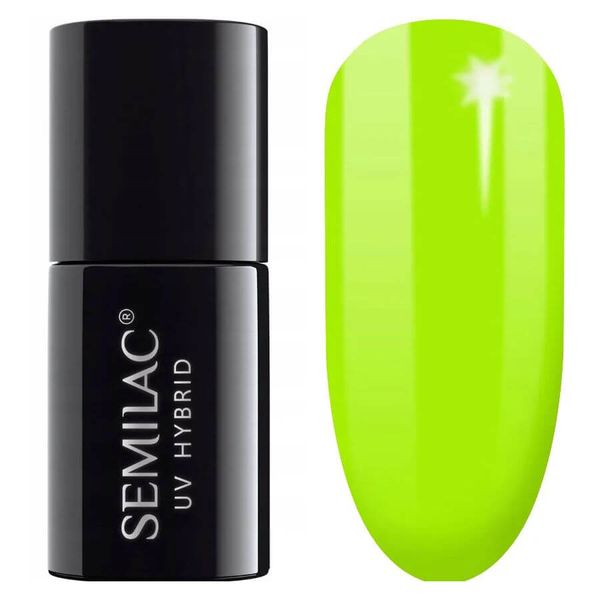 Semilac 564 Lakier hybrydowy Neon Lime 7ml zdjęcie 1
