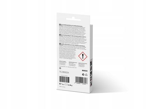 BOSCH TCZ8002 TABLETKI DO ODKAMIENIANIA EKSPRESÓW ODKAMIENIACZ na Arena.pl