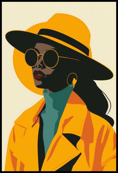 Plakat 61x90,5cm Żółta Stylowość zdjęcie 2