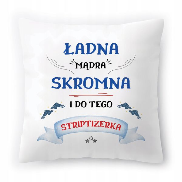 Poduszka Dla Striptizerki Na Urodziny Prezent Z Nadrukiem Ze Zdjęciem zdjęcie 1