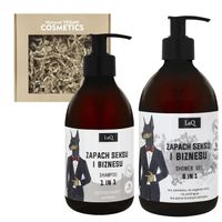 Żel pod prysznic 500 ml i szampon 300 ml DOBERMAN