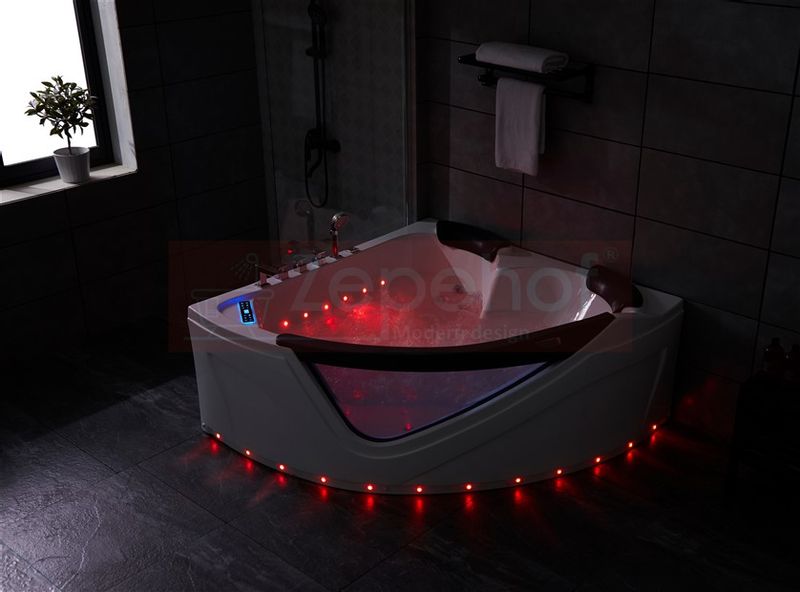 WANNA NAROŻNA Z HYDROMASAŻEM 150x150 MOCNE 2 POMPY GRZAŁKA zdjęcie 3