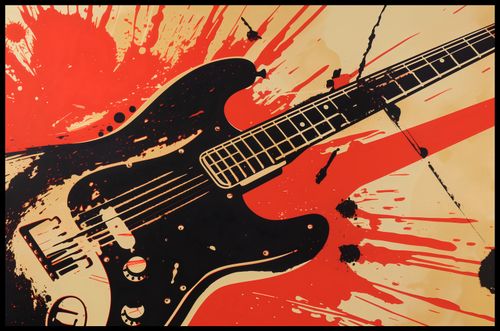 Plakat 91,5x60cm Gitara Elektryczna na Arena.pl