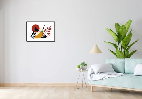 Plakat 66,5x46,5cm Ogień i Flora na Arena.pl