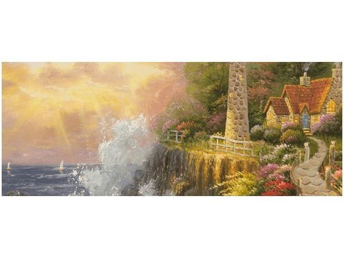 100X40CM DOMEK LATARNIKA OBRAZ DREWNO na Arena.pl