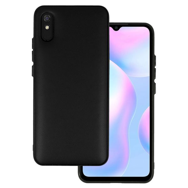 Leather 3D Case do Xiaomi Redmi 9A wzór 1 czarny zdjęcie 1