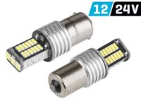 Żarówka VISION P21W BA15s 12/24V 30x4014 SMD LED, CANBUS, biała