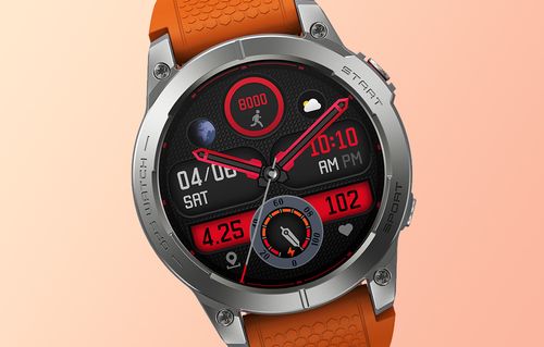 Smartwatch Zeblaze Stratos czerwony na Arena.pl