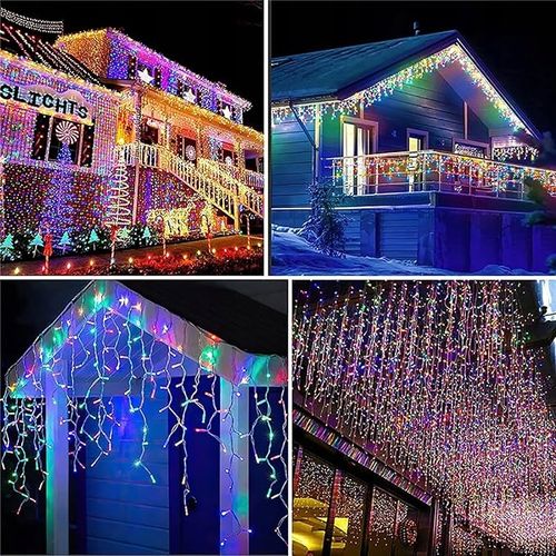 SOPLE 500 LED ZEWNĘTRZNE ŚWIATEŁKA LAMPKI KURTYNA ŚWIETLNA PROGRAMATOR IP44 na Arena.pl