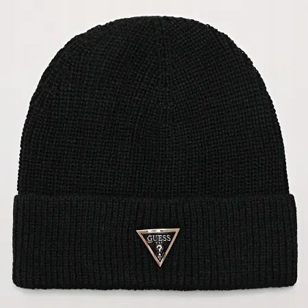 Czapka zimowa Guess Beanie Damska na zimę Ciepła Modna AM9584POL01 Czarna na Arena.pl