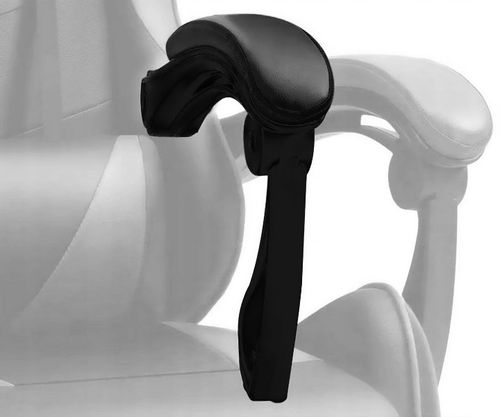 FOTEL gamingowy z MASAŻEM pleców KOMPUTEROWY OBROTOWY dla gracza +PODNÓŻEK! na Arena.pl