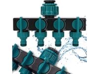 Rozdzielacz ogrodowy wody na kran do węża z zaworami redukcją na 3/4 1 cal