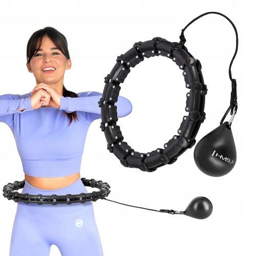 ZESTAW HULA HOP HHW02 Z WYPUSTKAMI I OBCIĄŻNIKIEM HMS + PAS BR163 na Arena.pl