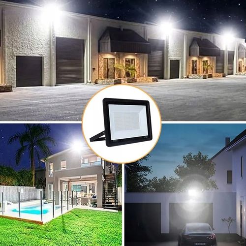 MOCNY HALOGEN LED 100W NAŚWIETLACZ z CZUJNIKIEM RUCHU ZMIERZCHU 9000lm na Arena.pl