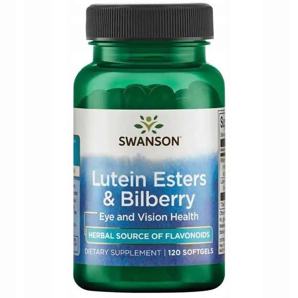 SWANSON LUTEIN ESTERS BILBERRY 120SG WZROK OCZY zdjęcie 1