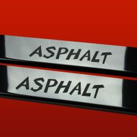 Listwa progowa PEUGEOT RCZ  ASPHALT Stal nierdzewna 304 połysk 2szt