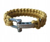 Bransoleta paracord coyote
