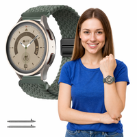Pasek do Garmin Forerunner 255 Music opaska smartwatch pleciony bransoleta