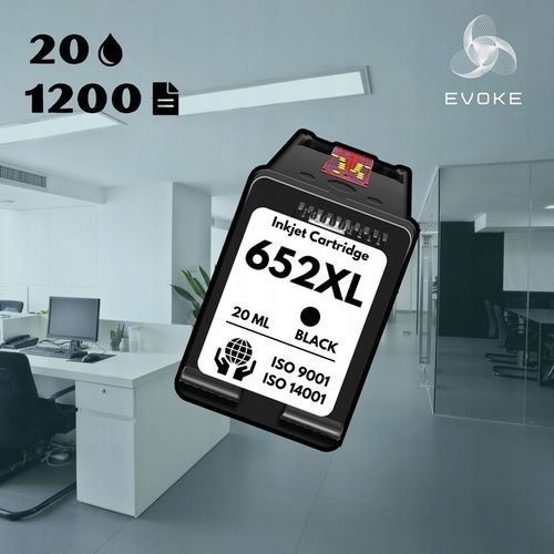 Tusz do drukarki HP 652 czarny XL | 100% poziom tuszu | Powiększony wkład na Arena.pl