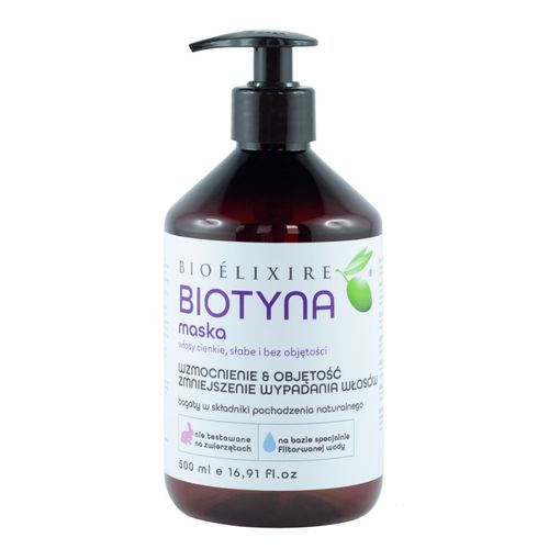 BIOELIXIRE Maska do włosów BIOTYNA - 500ml na Arena.pl