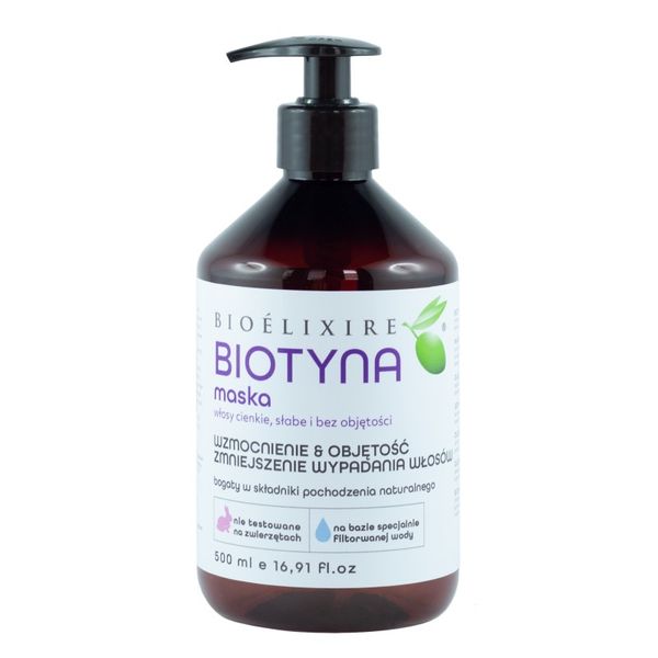 BIOELIXIRE Maska do włosów BIOTYNA - 500ml zdjęcie 2