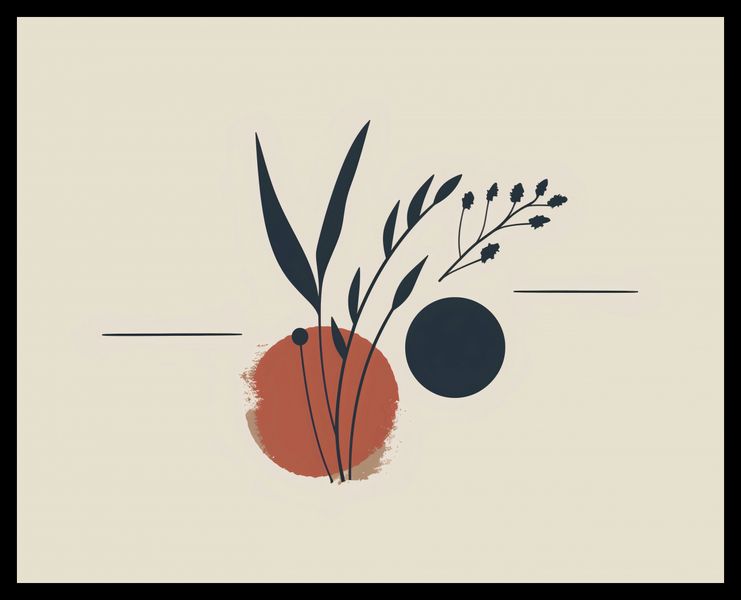 Plakat 50x40cm Botaniczna Barwa zdjęcie 2
