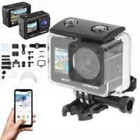 Kamera sportowa 4K 60FPS kamerka Kruger&Matz Vision P400 akcesoria