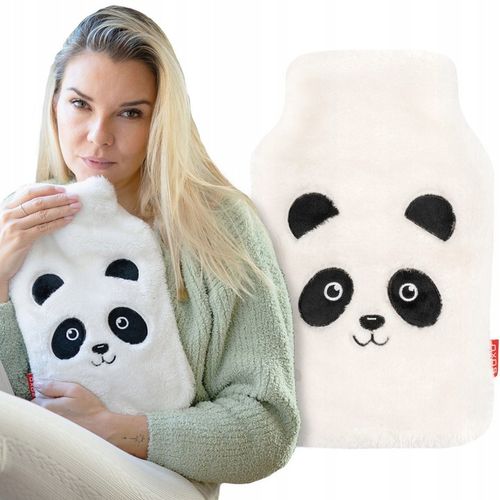 SOXO termofor pluszowy miś panda 1,8L na wodę w pokrowcu prezent dla niej na Arena.pl