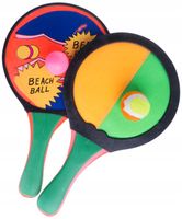 CATCH BALL DREWNIANE RAKIETKI Z RZEPEM