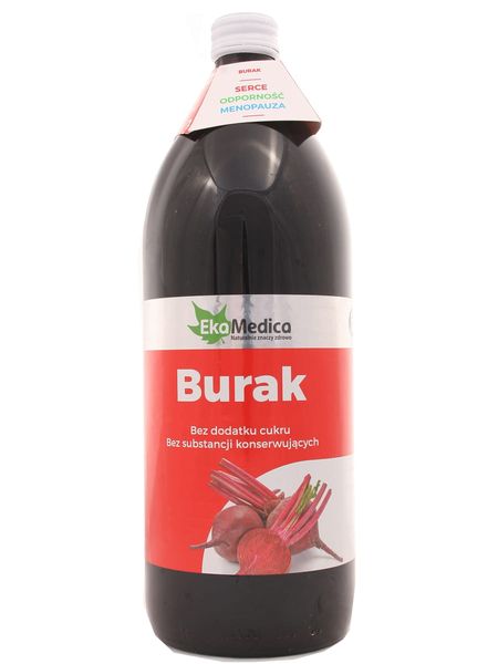 Sok z buraka - EkaMedica - 1000ml zdjęcie 1