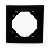 Efapel Aquarella ramka 1-krotna czarny 90910 TPM