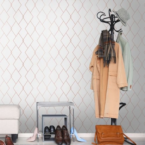 Tapeta Nowoczesny WZÓR Geometryczny 3D Do Salonu na Arena.pl