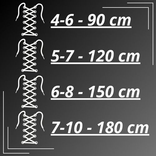 Sznurówki 15mm Bardzo Szerokie Sznurowadła Grube Fat Laces 150 cm na Arena.pl