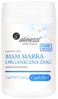 Aliness MSM proszek SIARKA organiczna OPTIMSM Migreny Trądzik Regeneracja