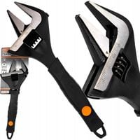 KLUCZ NASTAWNY REGULOWANY SZWED 10'' SZEROKI 0-50mm SOLIDNY RICHMANN