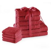 Zestaw Ręczników AMARI 2*70x140 + 4*50x100 + 4*30x50 C. Czerwony AmeliaHome