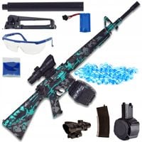 WIELKI KARABIN NA KULKI ŻELOWE MASZYNOWY AUTOMAT PISTOLET ZABAWKA USB AKU